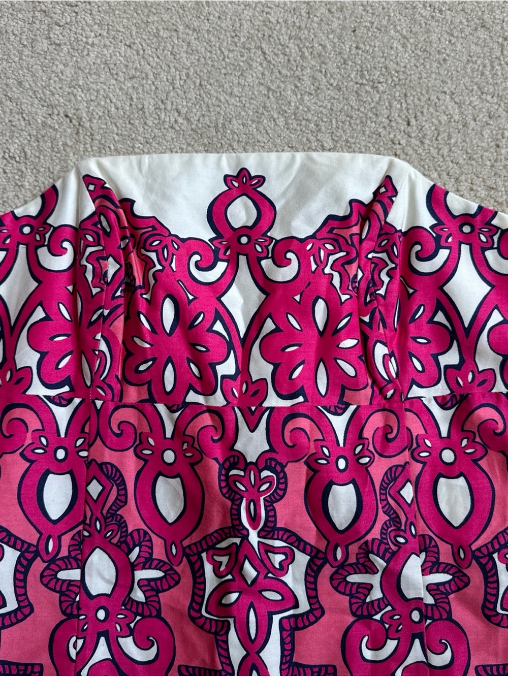 Lilly Pulitzer NWT Strapless Bowen Chorus Girl Cotton Dress - Picture 2 of 11